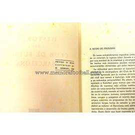 Historia del C.F Barcelona (1949) Gold anniversary book