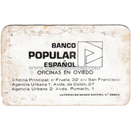 Tarjeta anual de socio del Real Oviedo, temporada 1979-80