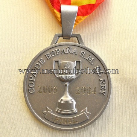 Real Madrid "Copa del Rey 2003-04"  medal