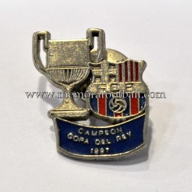 FC Barcelona Champion of the Spanish FA Cup 1997 badge