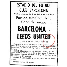 FC Barcelona vs Manchester City 12/11/1974﻿