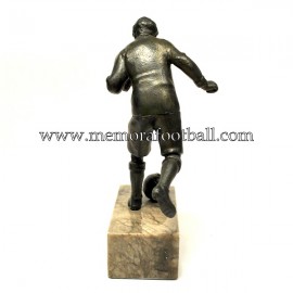 A spelter figure of a footballer 1920s Germany