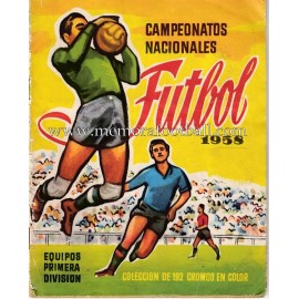 Album de cromos "Campeonatos Nacionales Futbol" 1958 