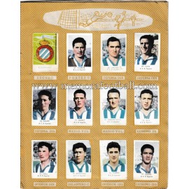 Album de cromos "Campeonatos Nacionales Futbol" 1958 