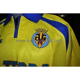 "QUIQUE ÁLVAREZ" Villareal CF LFP 2000-01 match worn shirt