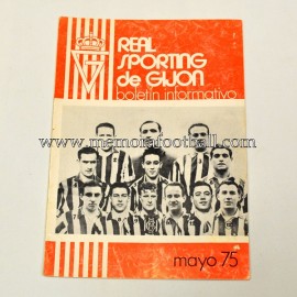 Real Sporting de Gijón vs Elche CF, may 1975 newsletter 