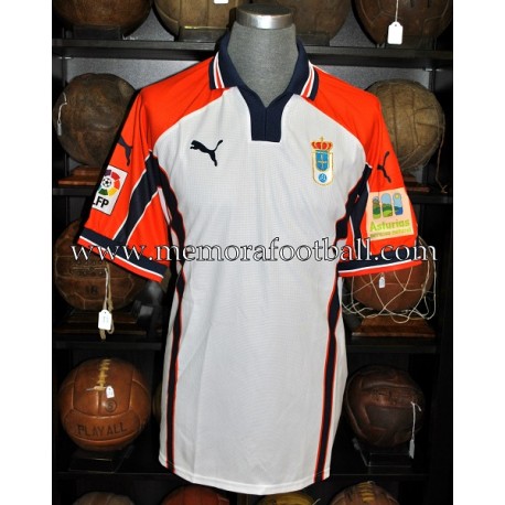 "RUBÉN SUÁREZ" Real Oviedo 2000-2001 match unworn shirt "RUBÉN SUÁREZ" Real Oviedo 2000-2001 match unworn shirt