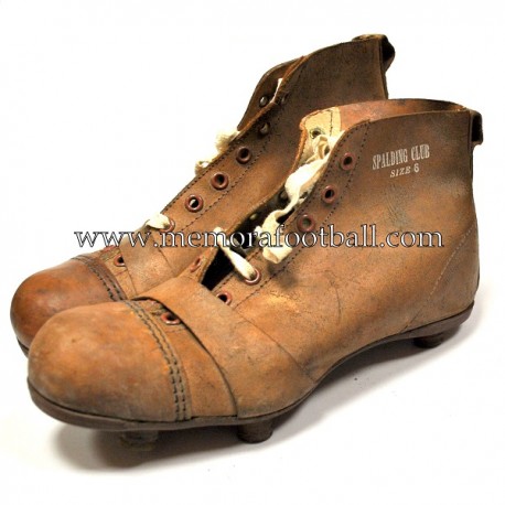 "SPALDING CLUB" Football Boots 1940s England "SPALDING CLUB" Football Boots 1940s England