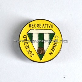 Sociedad Recreativa Carmen badge, 1960s