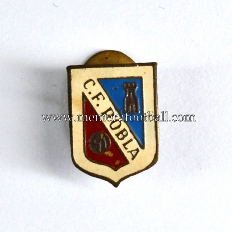 Insignia antigua del CF Pobla 1960s 