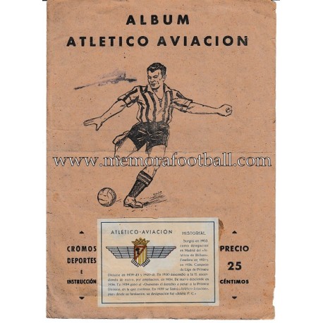 Album de cromos "ATLÉTICO AVIACIÓN" 1940s