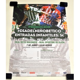 Real Betis vs Sporting de Gijón 07/06/2015 match poster
