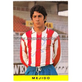 "MEJIDO" Sporting de Gijón 1972 signed postcard