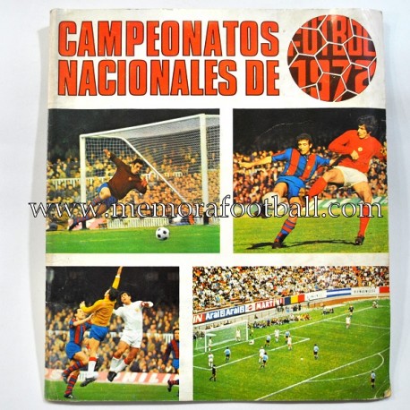 Album de cromos "Campeonatos Nacionales de Fútbol 1972" Editorial Ruiz Romero Album de cromos "Campeonatos Nacionales de Fútbol 1972" Editorial Ruiz Romero