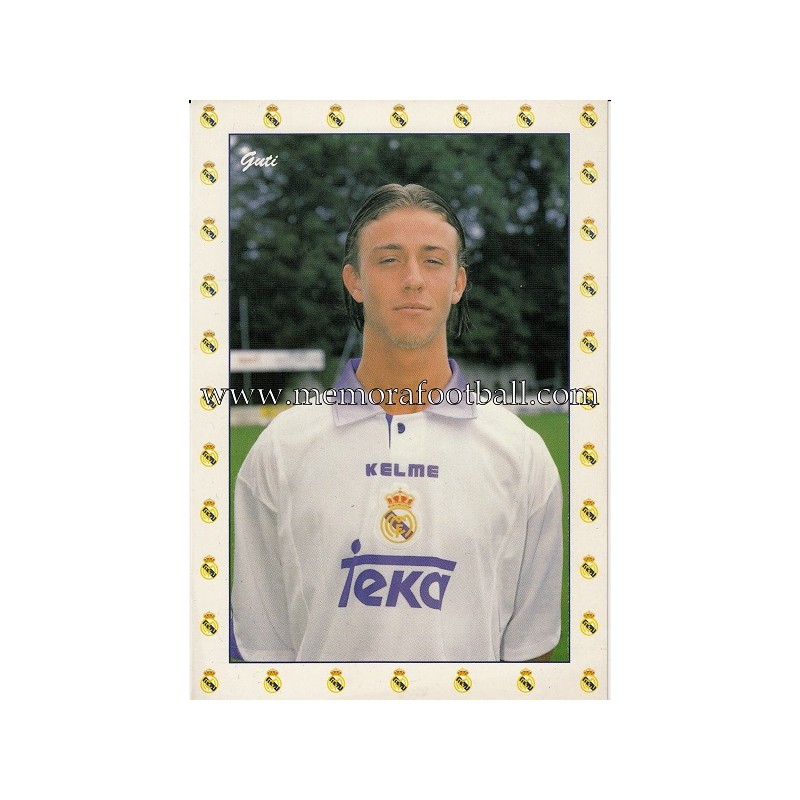 Tarjeta postal GUTI Madrid CF