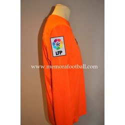 "CÉSAR" nº1 portero Villareal CF LFP 2011-2012 UEFA camiseta emitida para partido