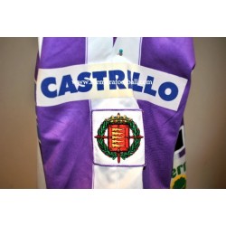 "TOTE" Real Valladolid nº20 LFP 2004/2005 home match worn shirt 