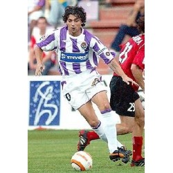 "TOTE" Real Valladolid nº20 LFP 2004/2005 home match worn shirt 