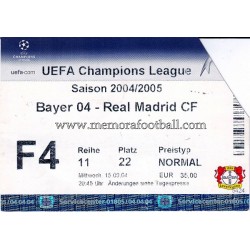 Bayer 04 vs Real Madrid...