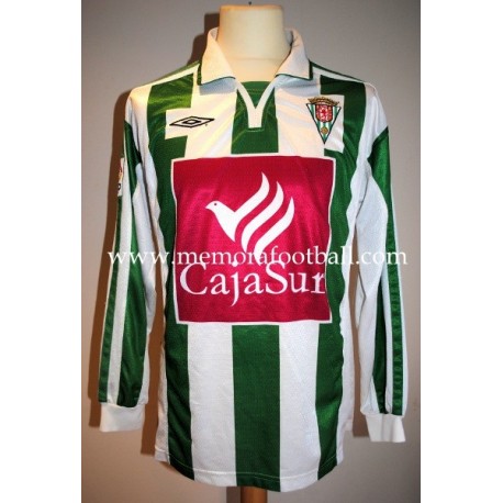 Córdoba CF Nº15 LFP, alrededor del 2000, match worn shirt