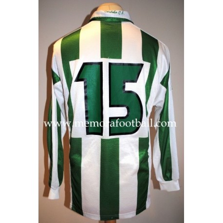 Córdoba CF Nº15 LFP, alrededor del 2000, match worn shirt