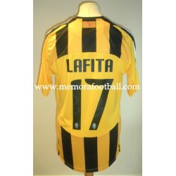 "LAFITA" Real Zaragoza nº 17 LFP 2011-2012 camiseta usada en partido