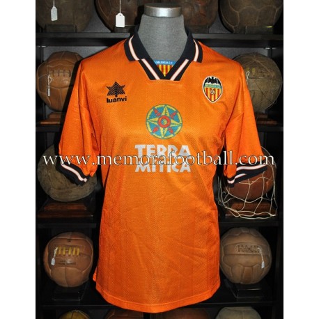 "RUBÉN NAVARRO" Valencia CF LFP 1998-99 match worn shirt