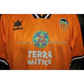 "RUBÉN NAVARRO" Valencia CF LFP 1998-99 match worn shirt