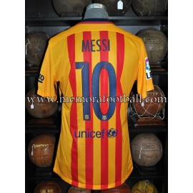 "MESSI" FC Barcelona 2015-2016 match unworn shirt