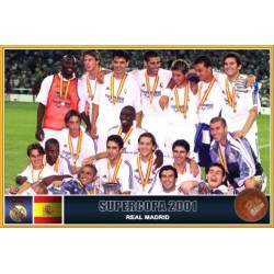 Real Madrid CF Supercopa de España 2000-01 Medalla de Campeón