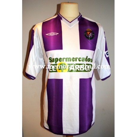 "MARIO" Real Valladolid 2005/2006 match worn shirt