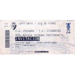 OSASUNA v FC GIRONDINS...