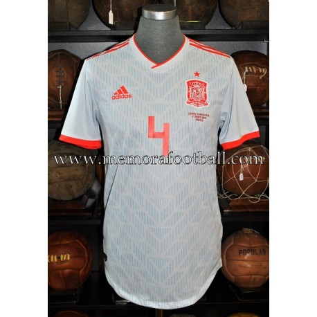 "NACHO" Spain vs Argentina 27-03-2018 match unworn shirt