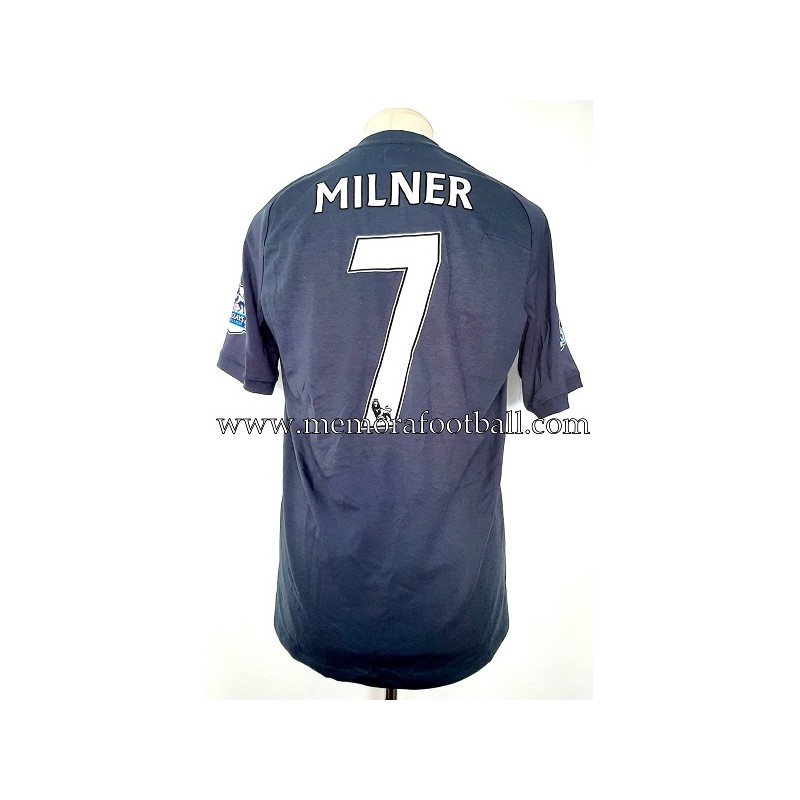JAMES MILNER Manchester City 201011 Premier League match worn shirt