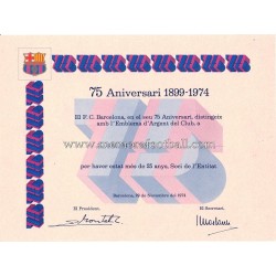 Diploma 25 years of FC...