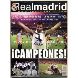 Real Madrid magazine, June 2001