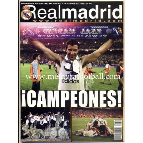 Real Madrid CF magazine, June 2001