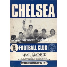 Chelsea vs Real Madrid 1971 European Cup Winners´Cup Final