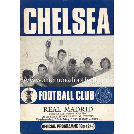 Chelsea vs Real Madrid 1971 European Cup Winners´Cup Final
