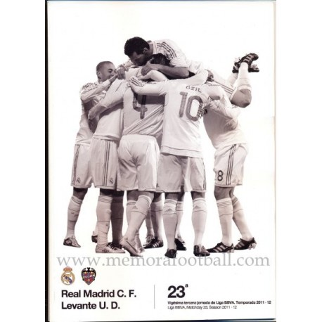 Real Madrid vs Levante LFP 2011-2012
