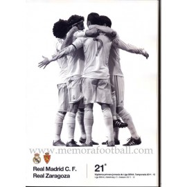 Real Madrid CF vs Real Zaragoza Spanish League 2011-2012