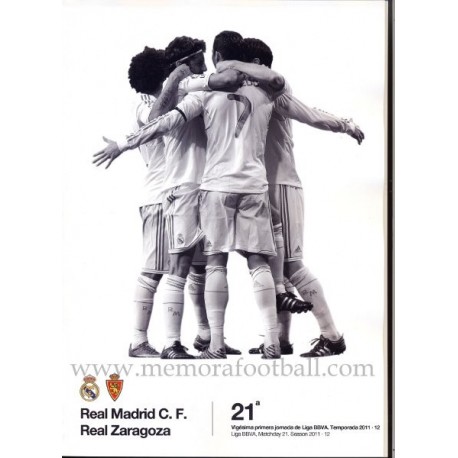 Real Madrid CF vs Real Zaragoza Spanish League 2011-2012