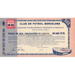 Bond issued by CF Barcelona...