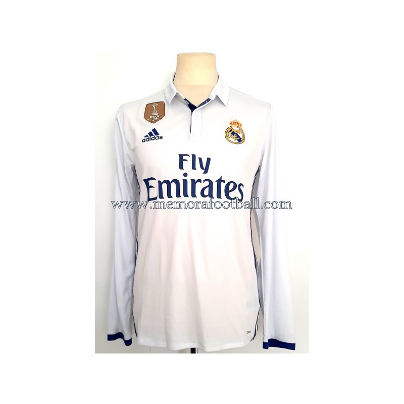 más lejos Premedicación Mimar GARETH BALE" Real Madrid CF 2016-2017 LFP match unworn shirt