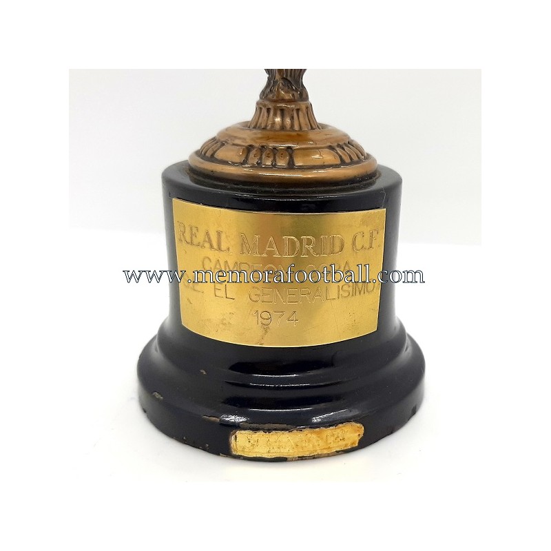 REAL MADRID CF ﻿Trofeo Copa de S.E. El Generalísimo﻿ 1974