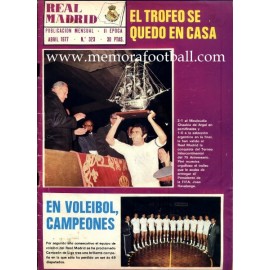 Boletín Real Madrid 75 Aniversario 1977