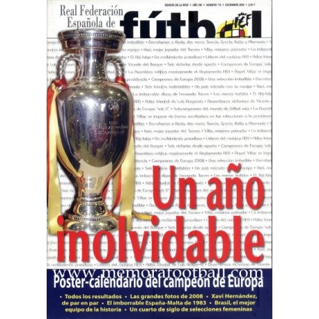 FUTBOL Revista de la RFEF, December 2008