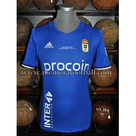 "ÓSCAR GIL" Real Oviedo vs Nastic 04-12-2016 match worn shirt