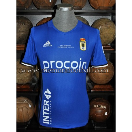 "ÓSCAR GIL" Real Oviedo vs Nastic 04-12-2016 match worn shirt "ÓSCAR GIL" Real Oviedo vs Nastic 04-12-2016 match worn shirt