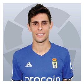 "ÓSCAR GIL" Real Oviedo vs Nastic 04-12-2016 match worn shirt